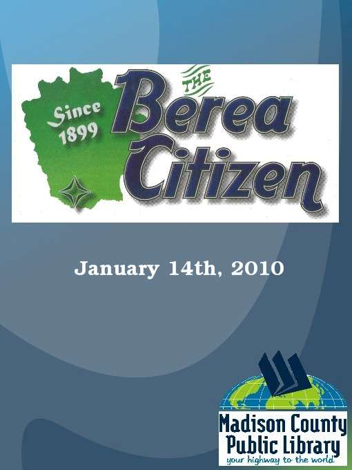 Cover image for The Berea Citizen 2010 01/14